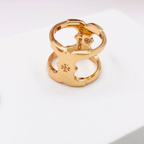 Tory Burch Jewelry - Tory Burch Gold Cutout Ring